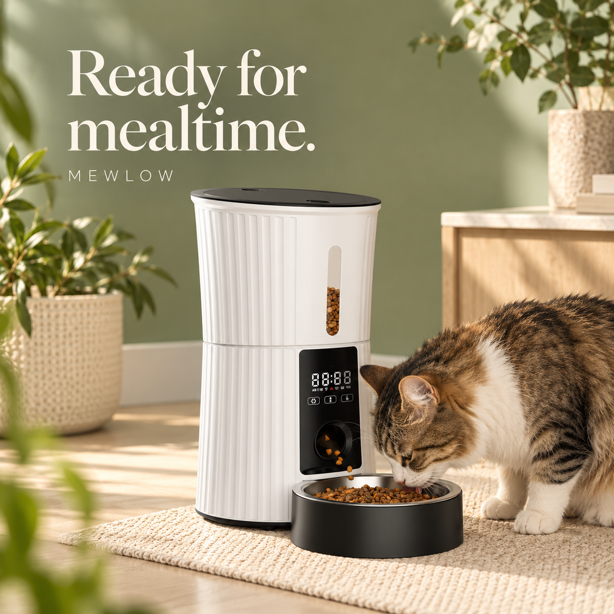 Ready for mealtime.
