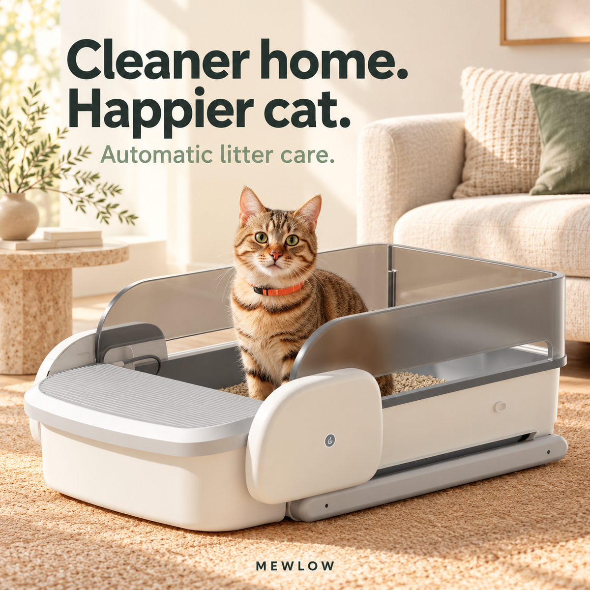 Cleaner home. Happier cat.