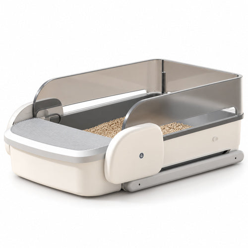 Automatic Self-Cleaning Cat Litter Box - Open-Top — product on white background