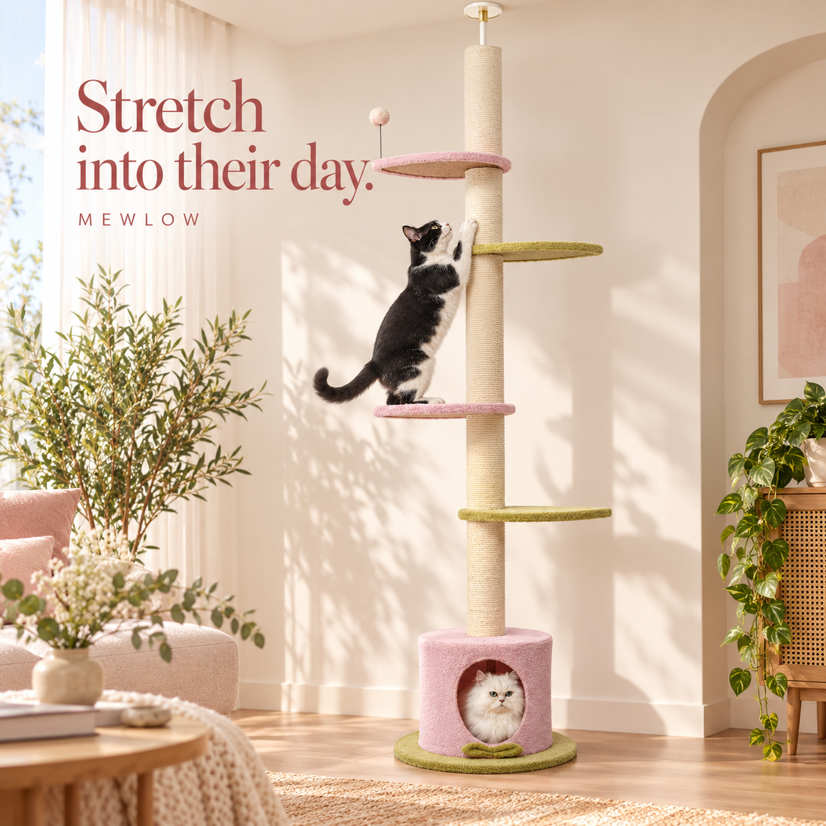 Stretch into their day.