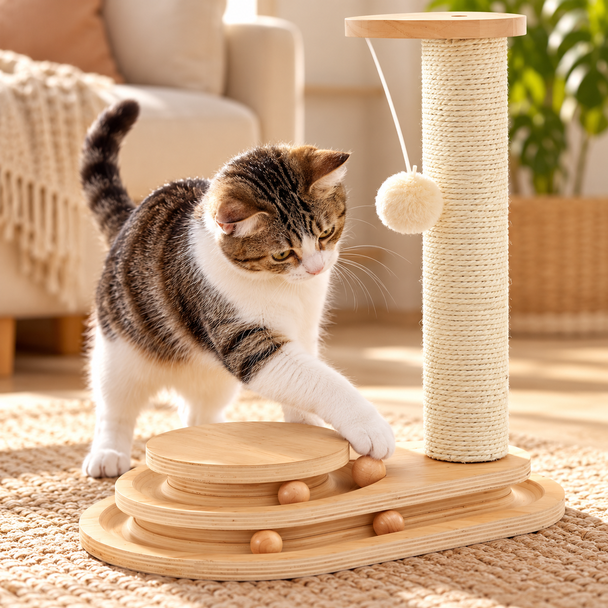 Two ball-track levels