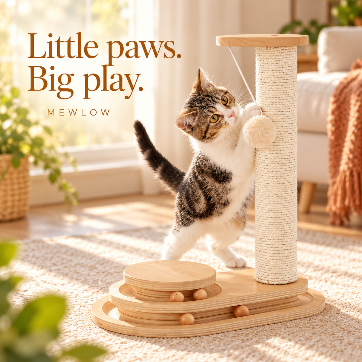 Little paws. Big play.