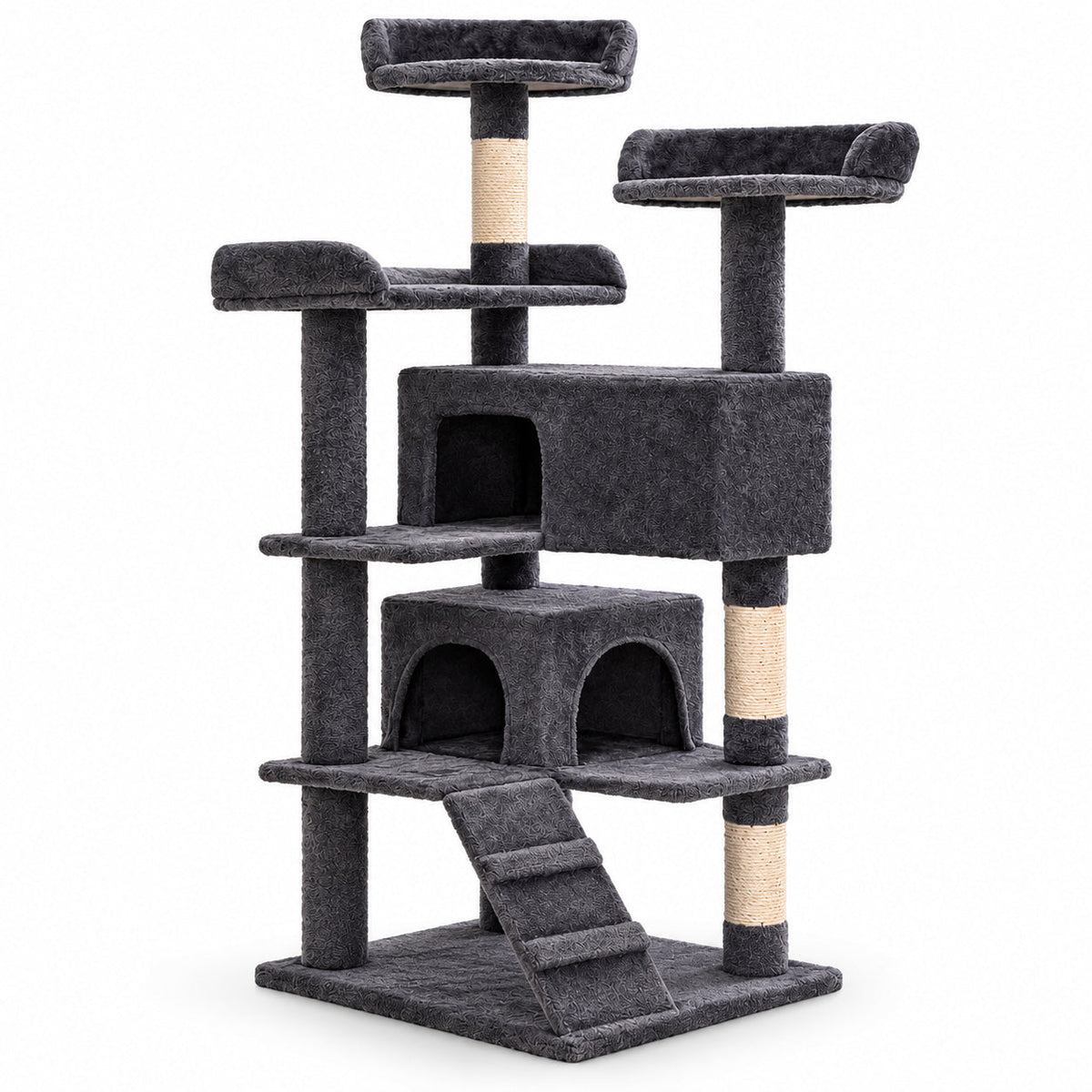 Multi-Level Cat Tree with Scratching Posts — product on white background